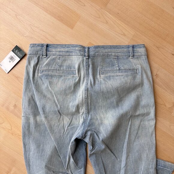 Ralph Lauren NWT Cotton Jean Style Pants Size 10 - Picture 6 of 7